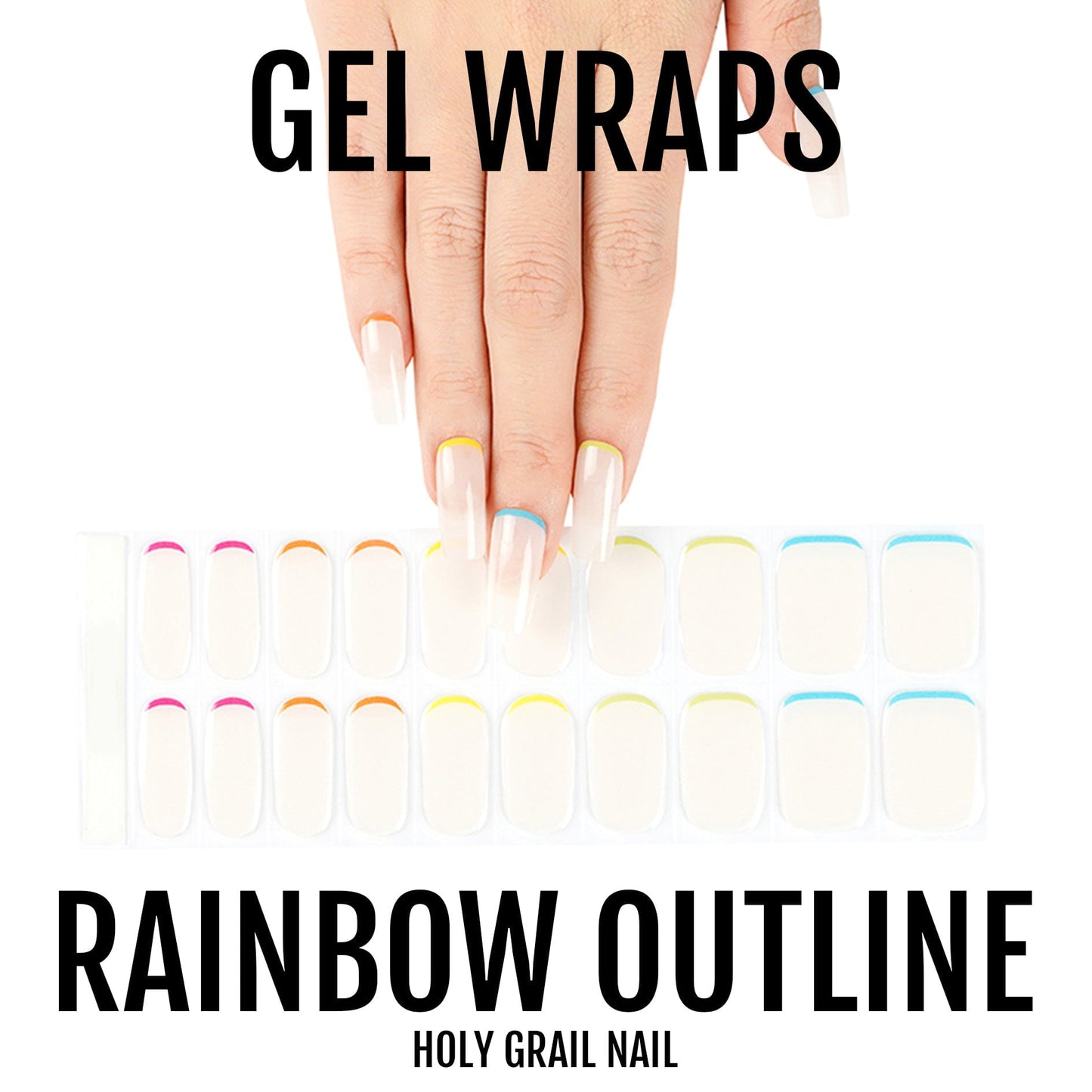 Rainbow Outline - Gels