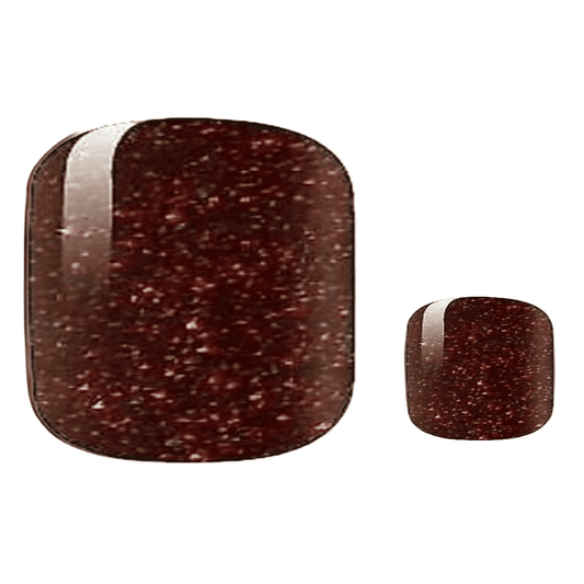 Red Glitter - Pedi Wraps