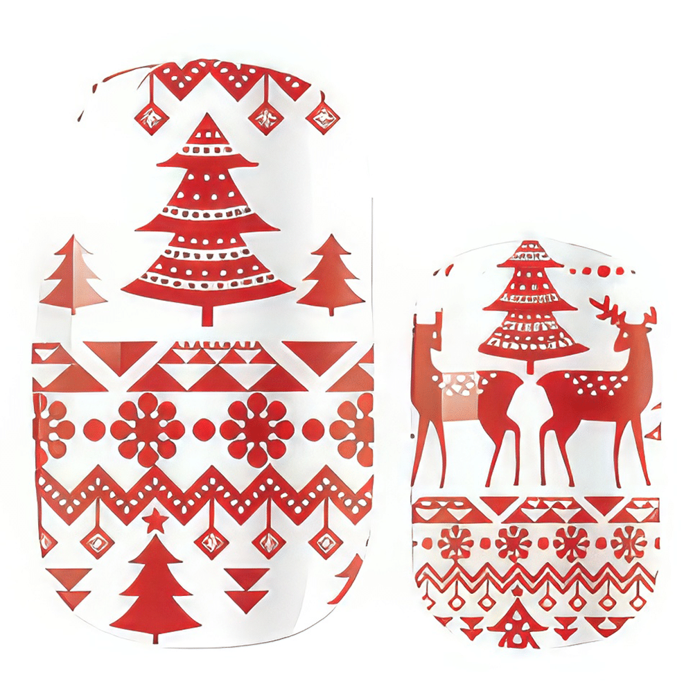 Red Reindeer - Holy Classics (Non-UV Nail Wraps)