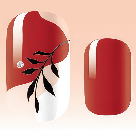 Red or Dead (Transparent) - Holy Classics (Non-UV Nail Wraps)