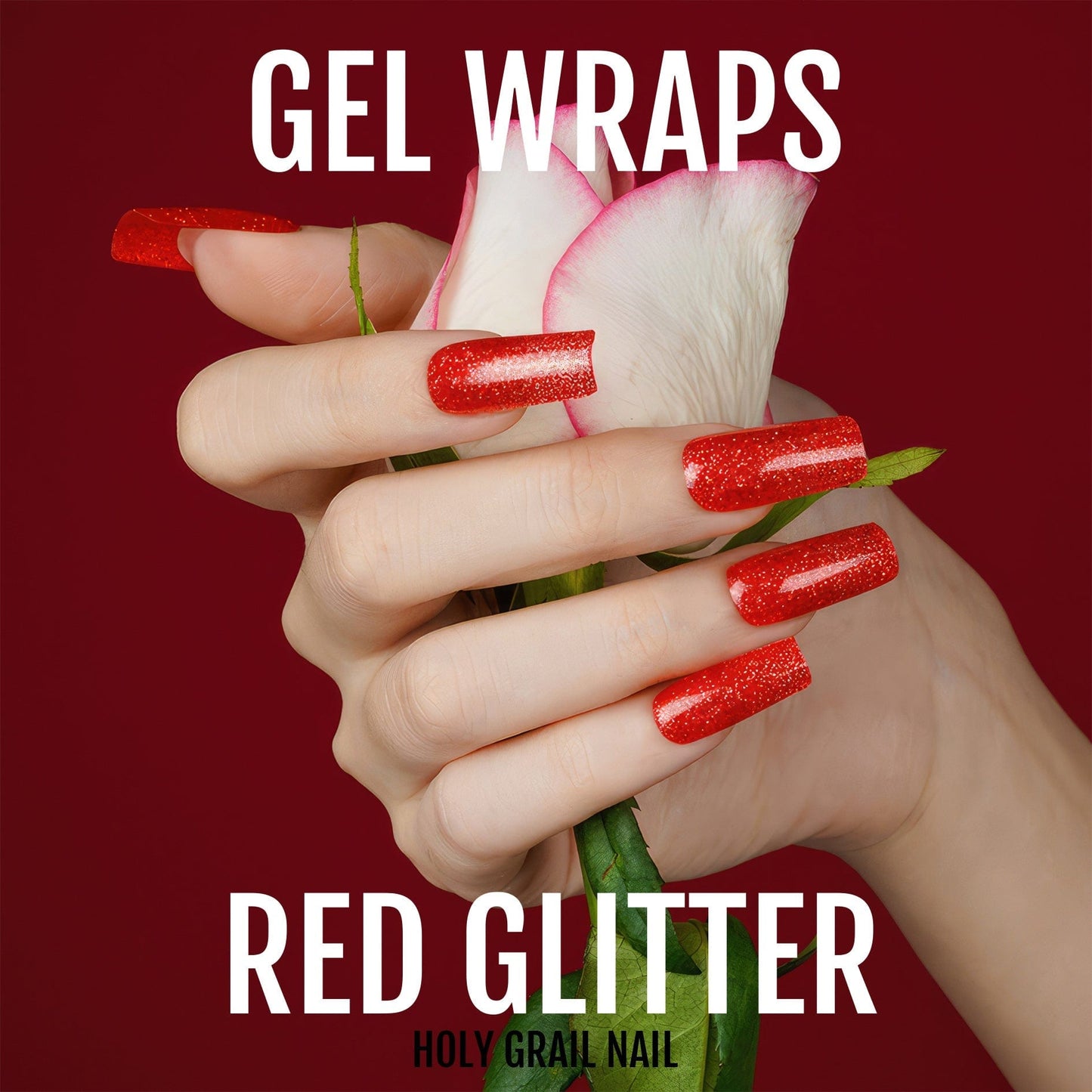 Red Glitter - Gels