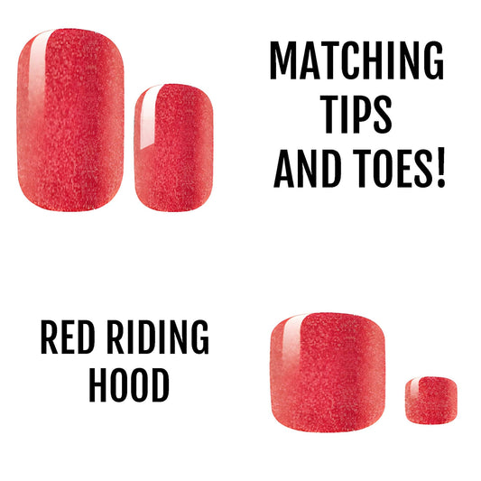 Matching Tips & Toes - Red Riding Hood