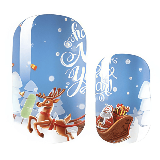 Santa's Sleigh - Holy Classics (Non-UV Nail Wraps)