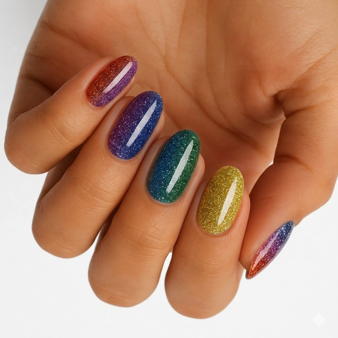 Ombre Rainbow - Holy Classics (Non-UV Nail Wraps)