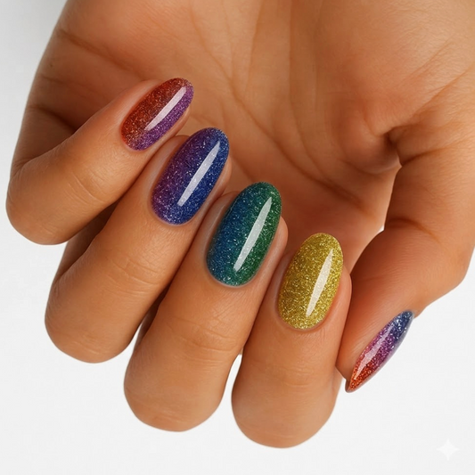 Ombre Rainbow - Holy Classics (Non-UV Nail Wraps)