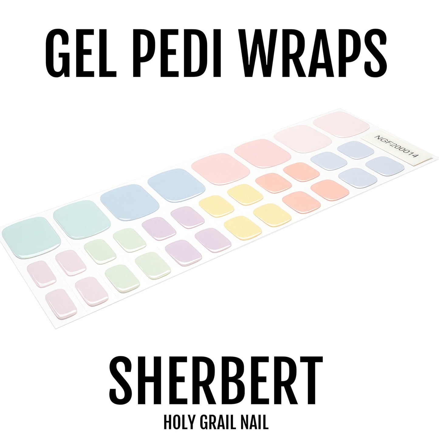 Sherbert - Gel Pedi Wraps