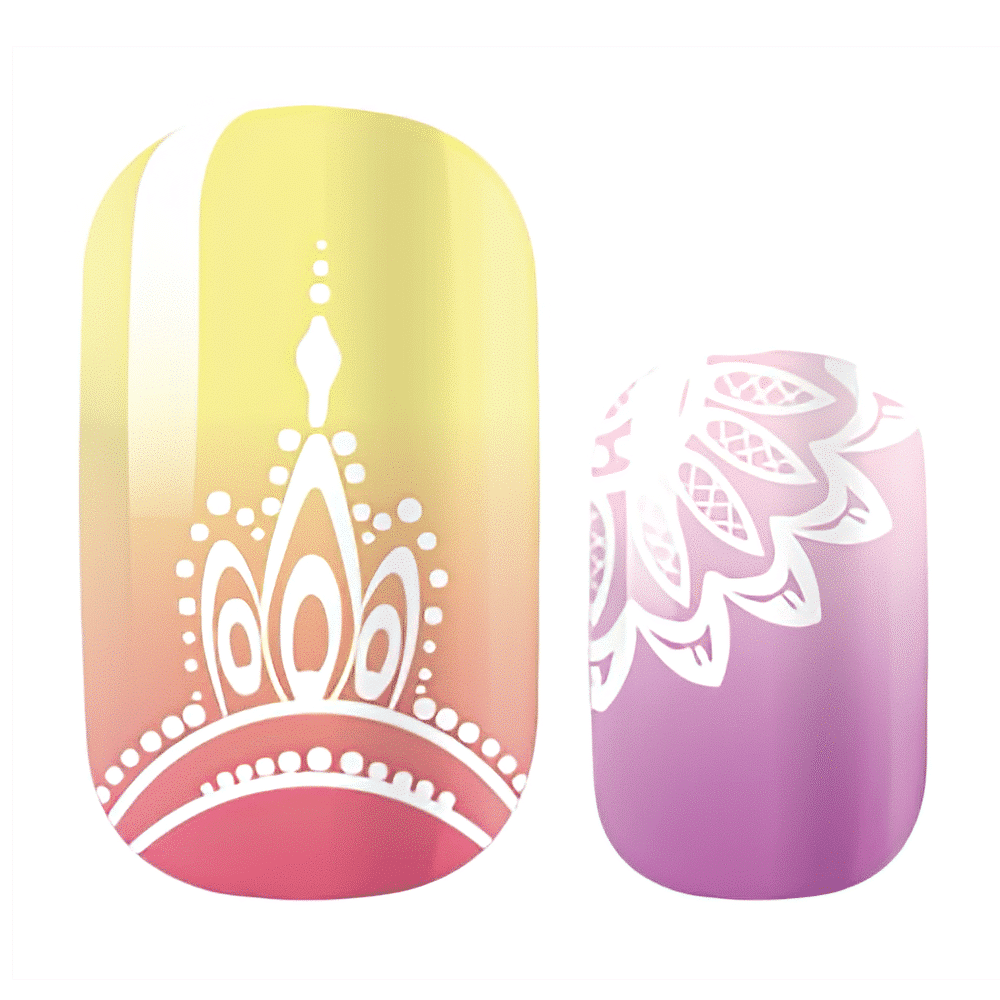 Holy Grail Nail Non-UV Nail Wraps Tropic Mandala - Holy Classics (Non-UV Nail Wraps)