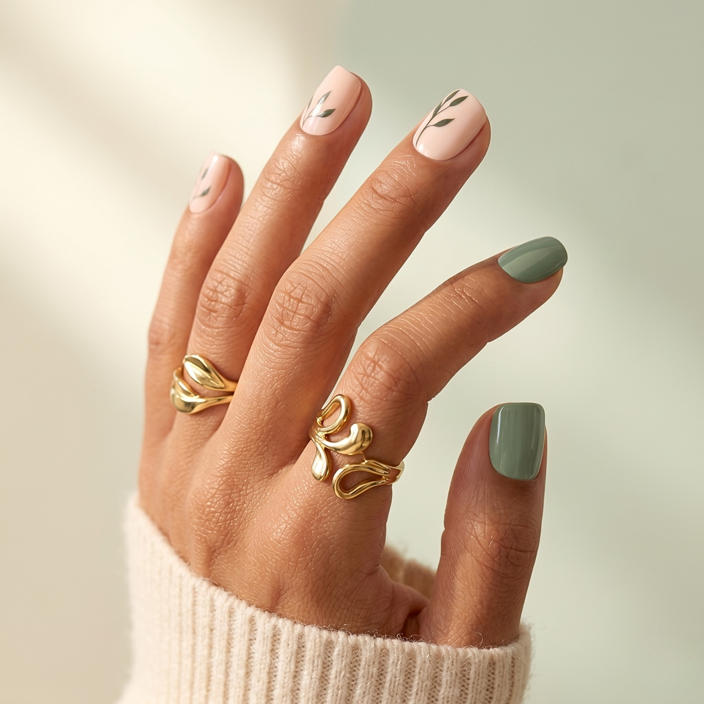 Eden -  Soft Gel Press Ons (Short Square)