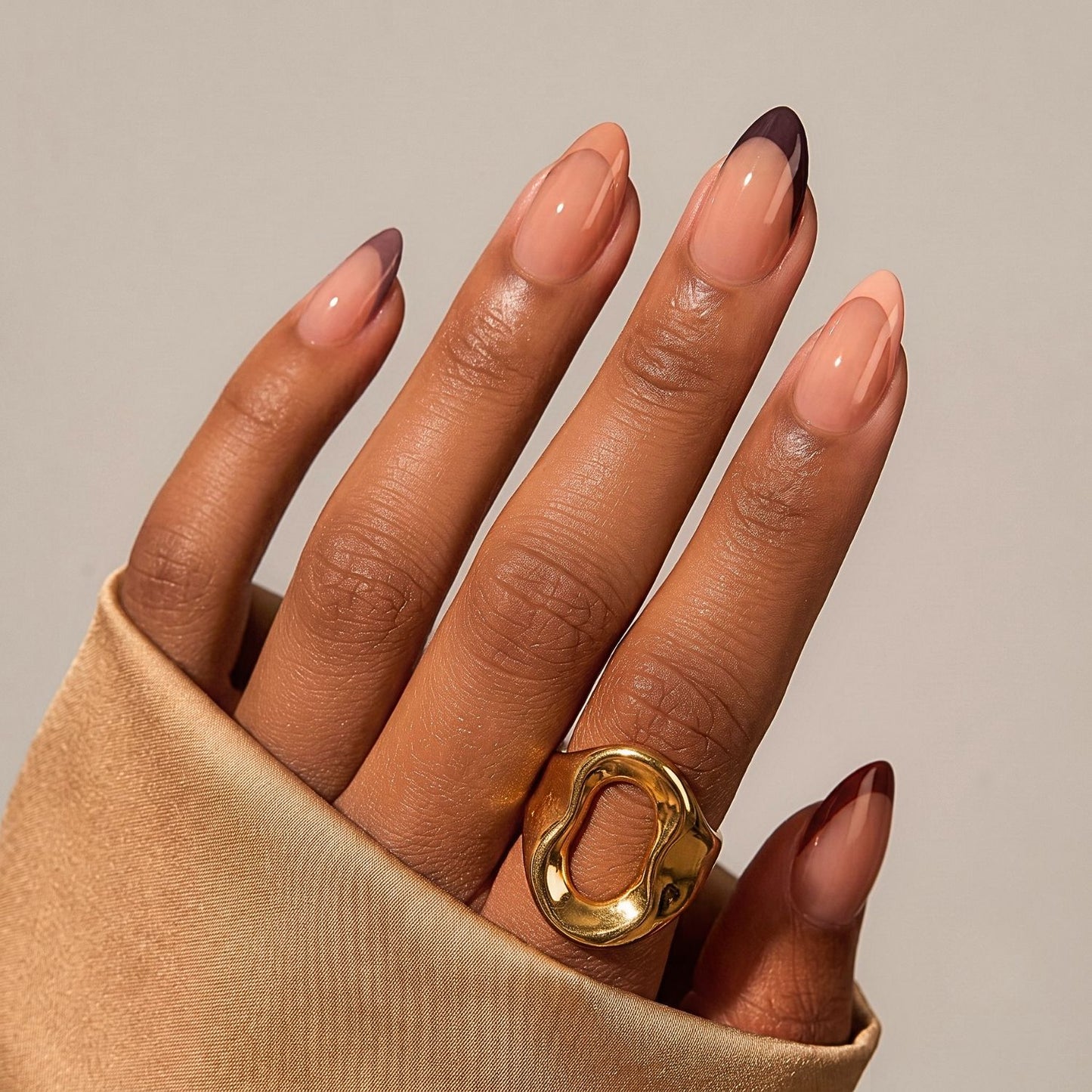 Double Espresso - Soft Gel Press Ons (Short Almond)