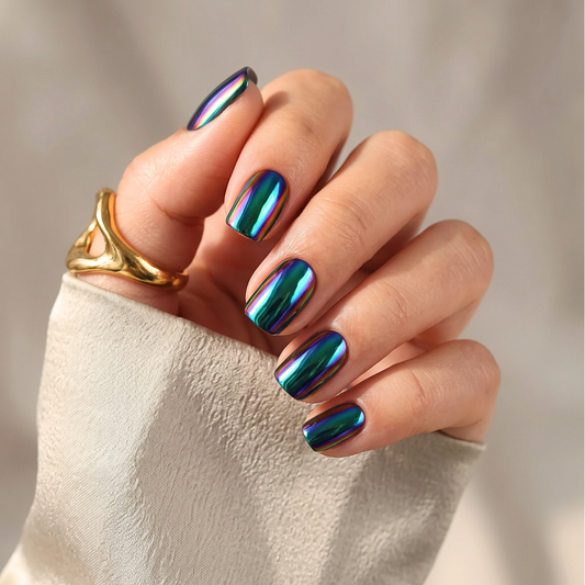 After Hours - Soft Gel Press Ons (Short Square)