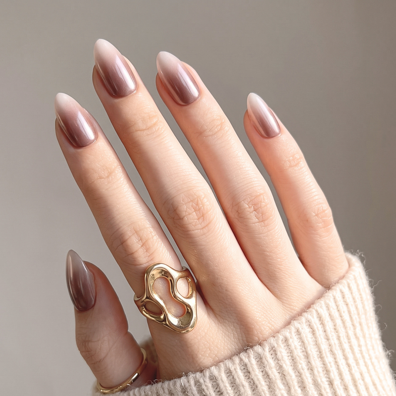 Power Move- Soft Gel Press Ons (Short Almond)