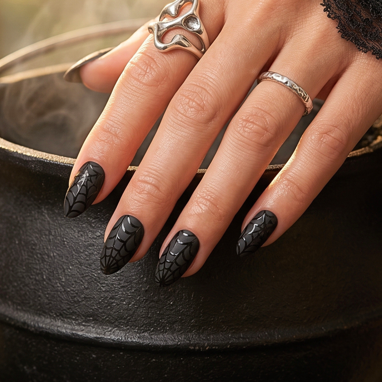 Scream Queen - Soft Gel Press Ons (Short Almond)