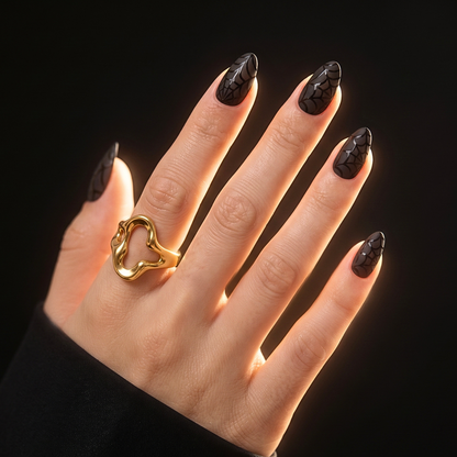 Scream Queen - Soft Gel Press Ons (Short Almond)