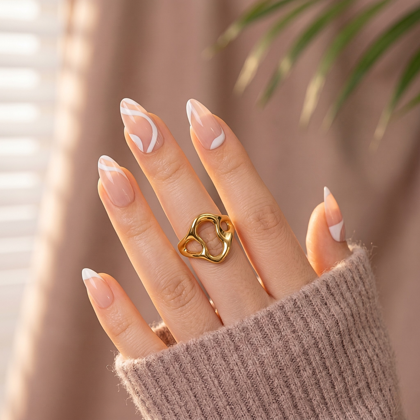 Effortless- Soft Gel Press Ons (Short Almond)