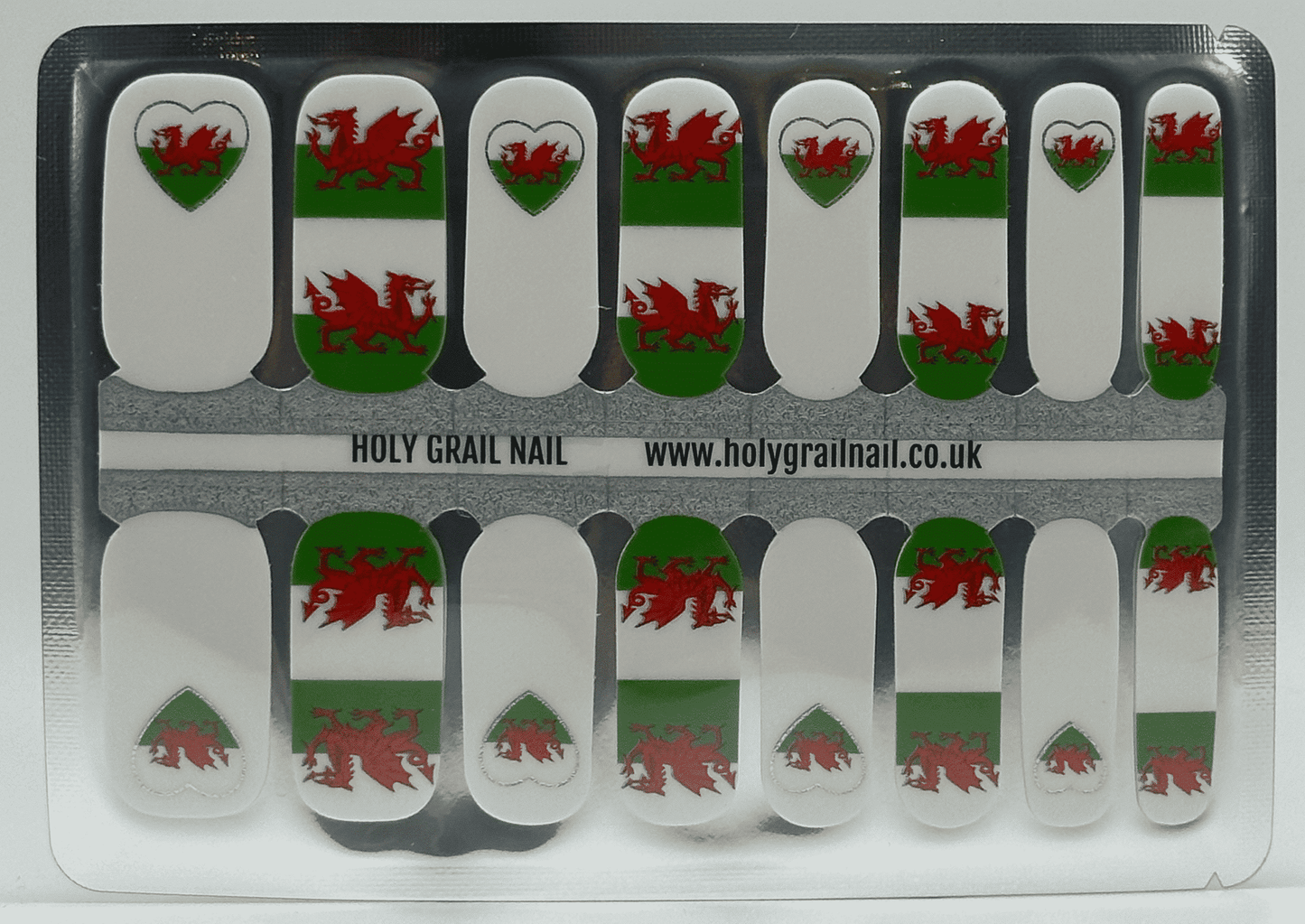 Wales - Holy Classics (Non-UV Nail Wraps)