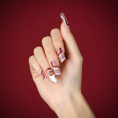 Jolly Santa (Wide Fit) - Holy Classics (Non-UV Nail Wraps)