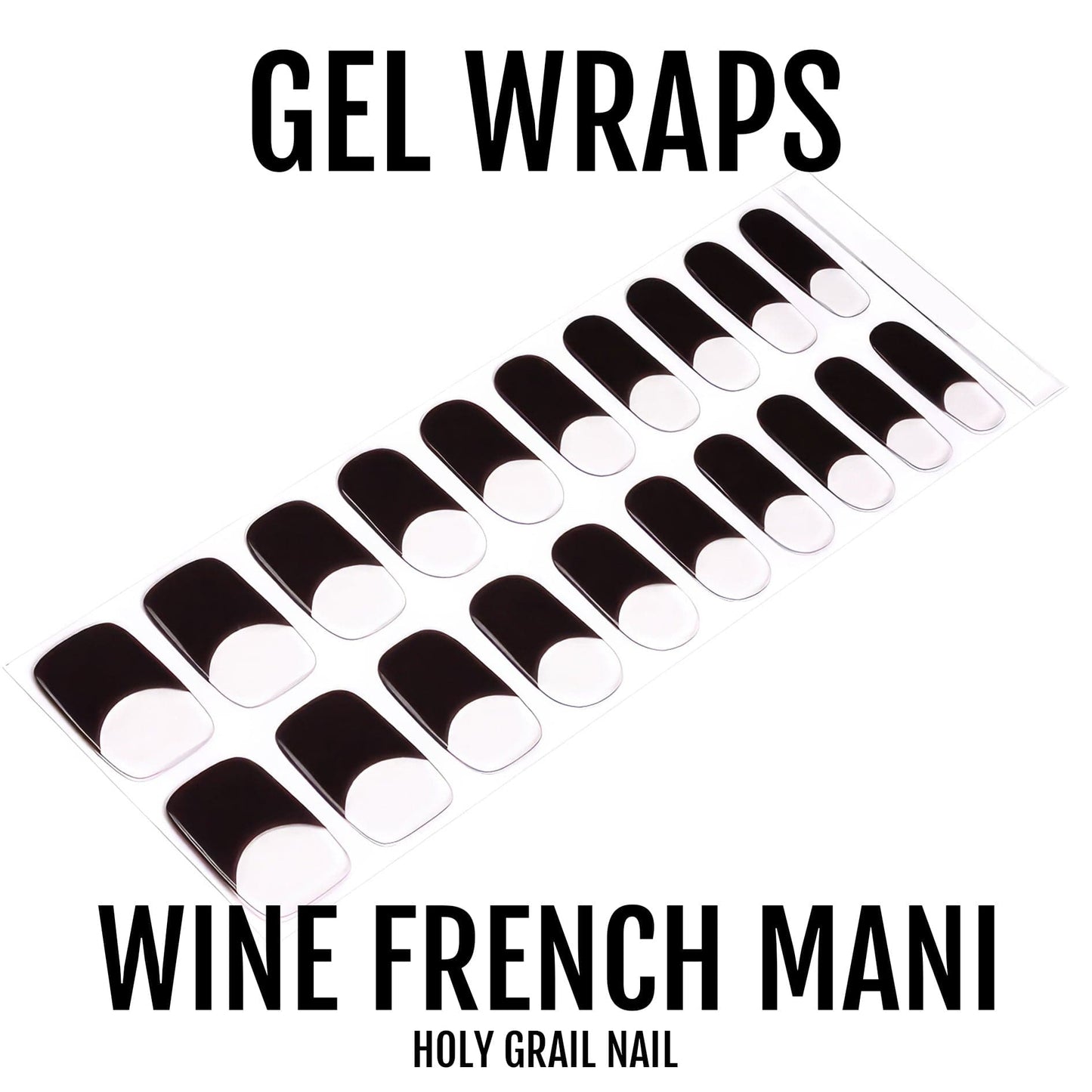 Wine French Mani - Gels