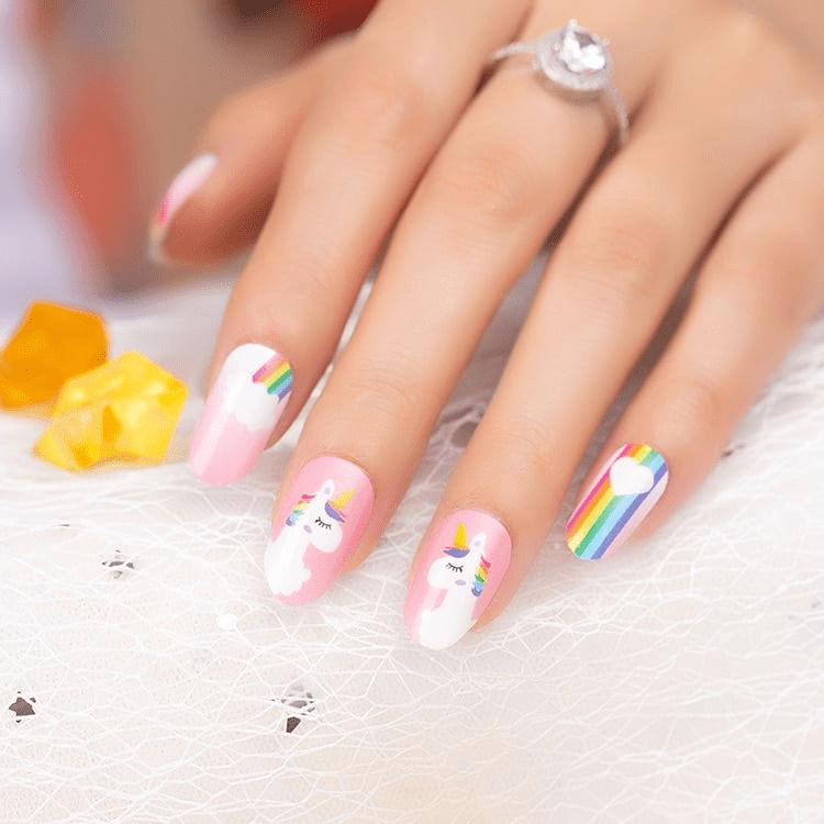 Unicorns and Rainbows - Holy Classics (Non-UV Nail Wraps)