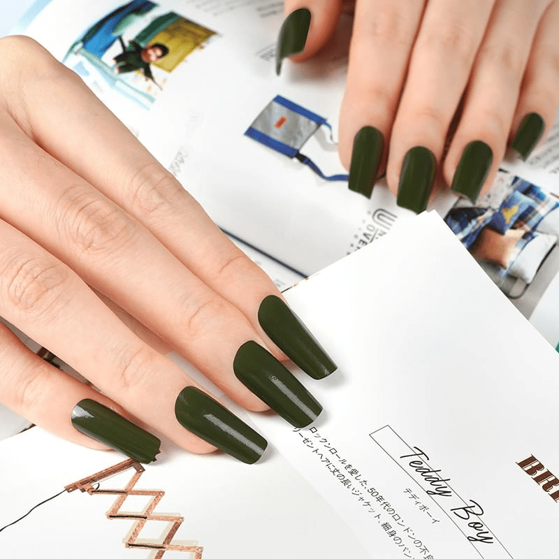 Moss Green - Holy Classics (Non-UV Nail Wraps)