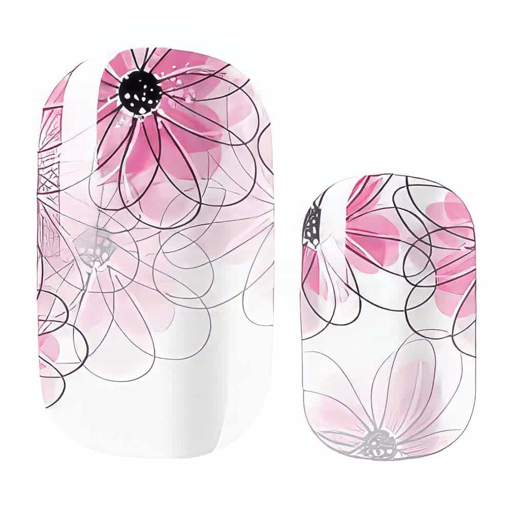 Flower Girl (Sheer) - Holy Classics (Non-UV Nail Wraps)