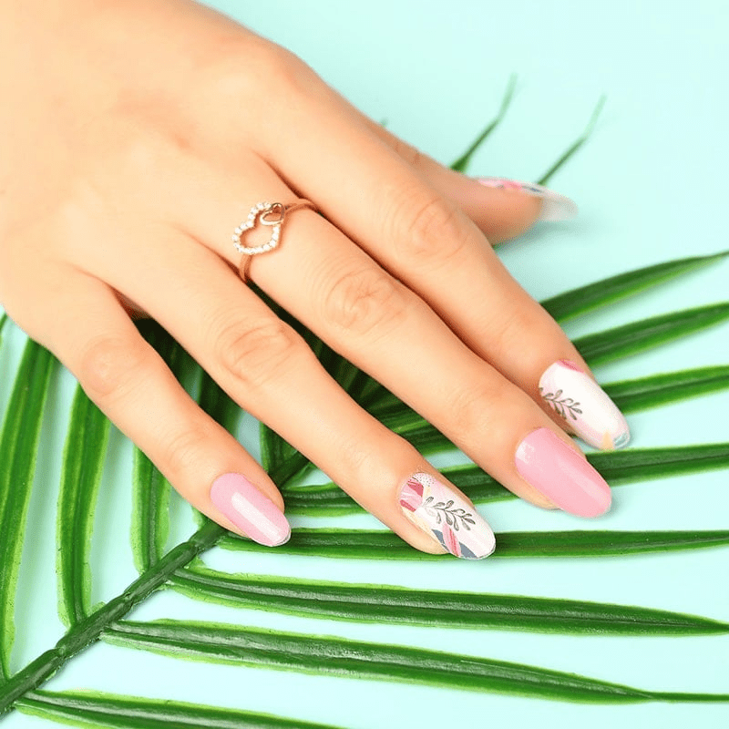 Pink Jungle - Holy Classics (Non-UV Nail Wraps)