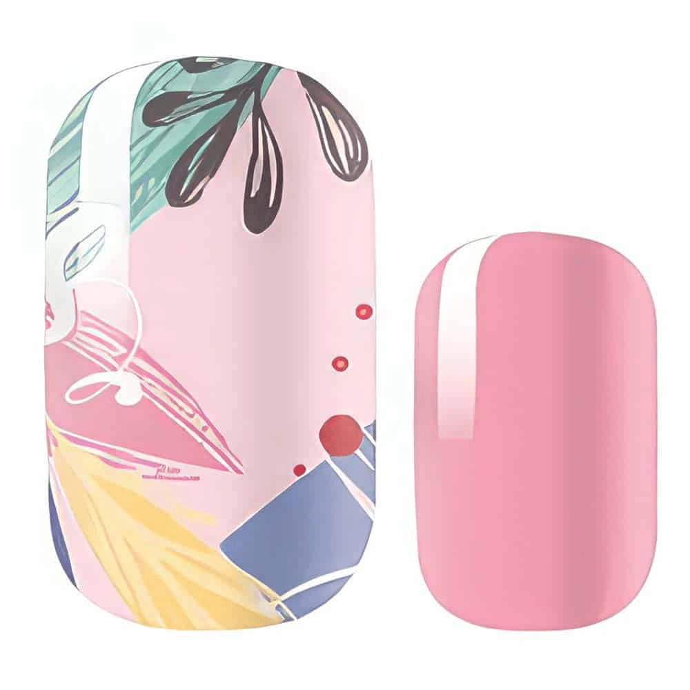 Pink Jungle - Holy Classics (Non-UV Nail Wraps)