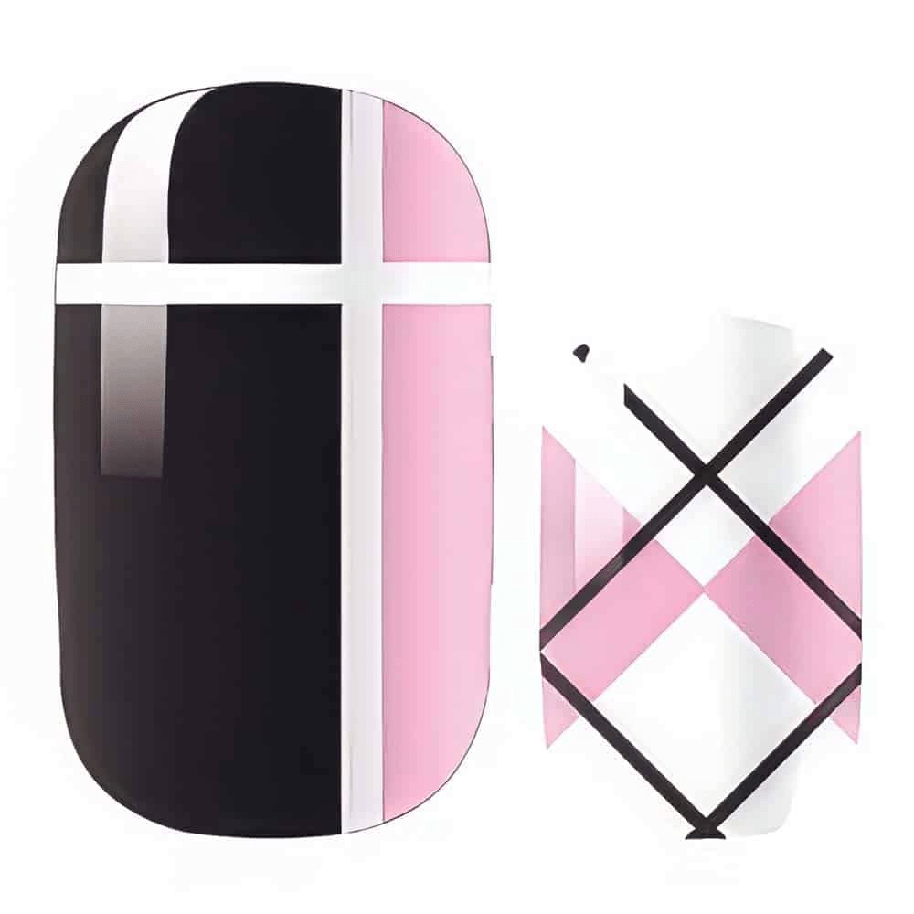 Pink Check - Holy Classics (Non-UV Nail Wraps)