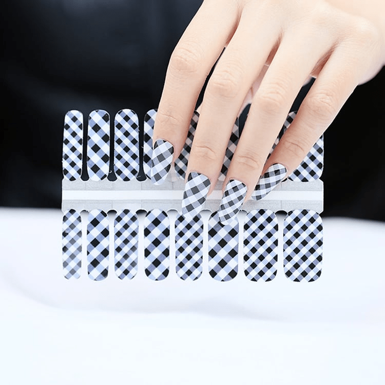 Black Tartan - Holy Classics (Non-UV Nail Wraps)