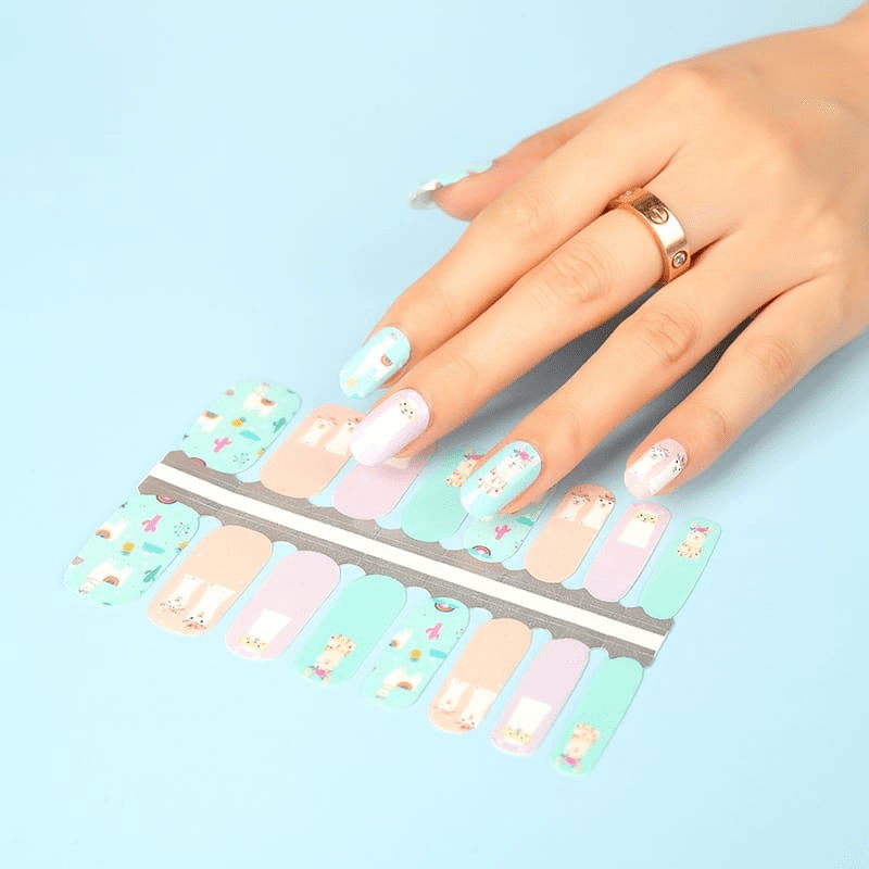 A Lot of Llamas - Nail Wraps