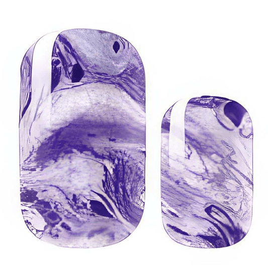 Marble Print (Purple) - Holy Classics (Non-UV Nail Wraps)