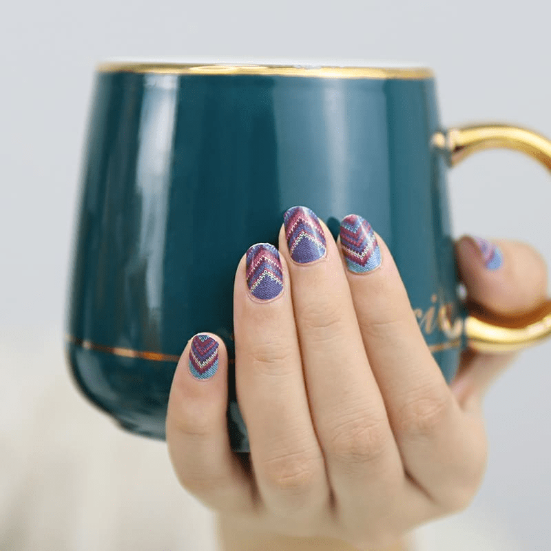 Cable Knit - Holy Classics (Non-UV Nail Wraps)