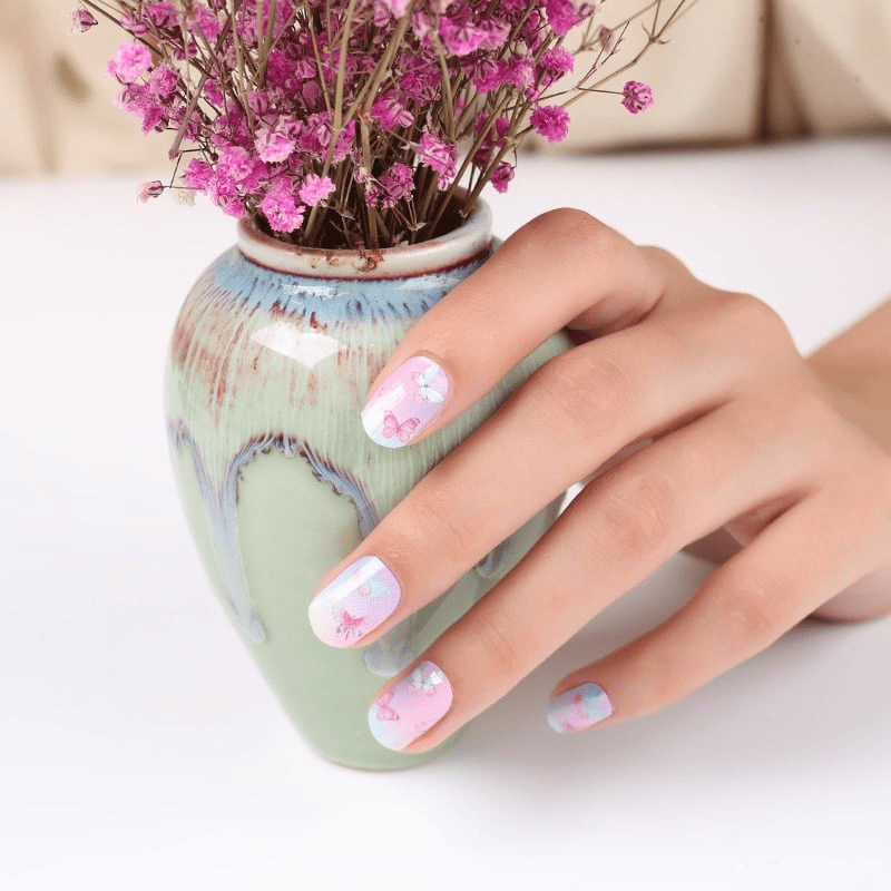 Blissful Butterflies - Holy Classics (Non-UV Nail Wraps)