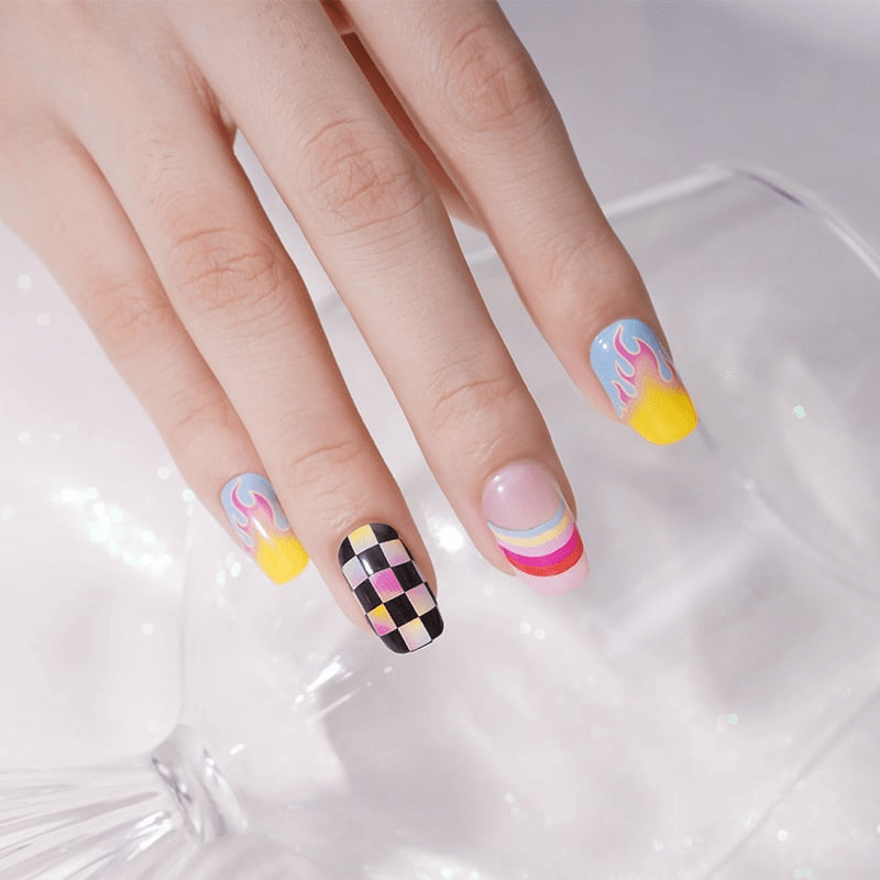 Chequered Flag - Holy Classics (Non-UV Nail Wraps)