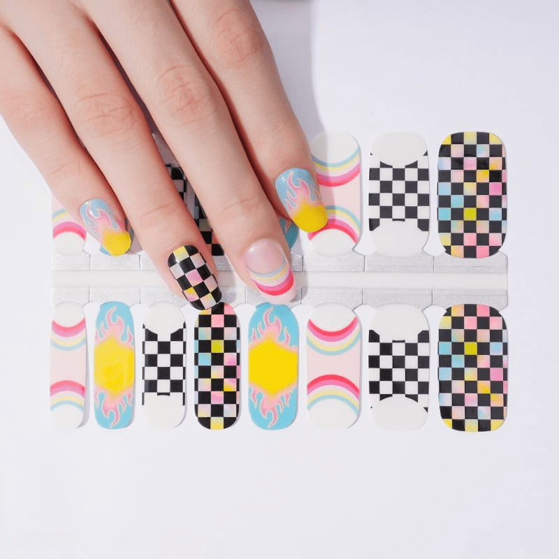 Chequered Flag - Holy Classics (Non-UV Nail Wraps)