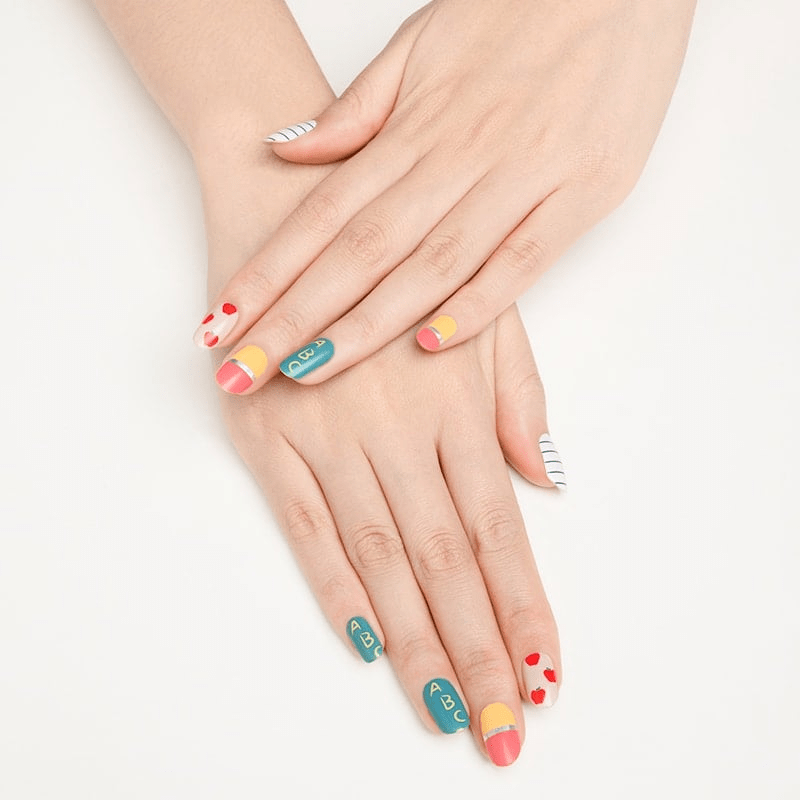 Apple For Teacher - Holy Classics (Non-UV Nail Wraps)