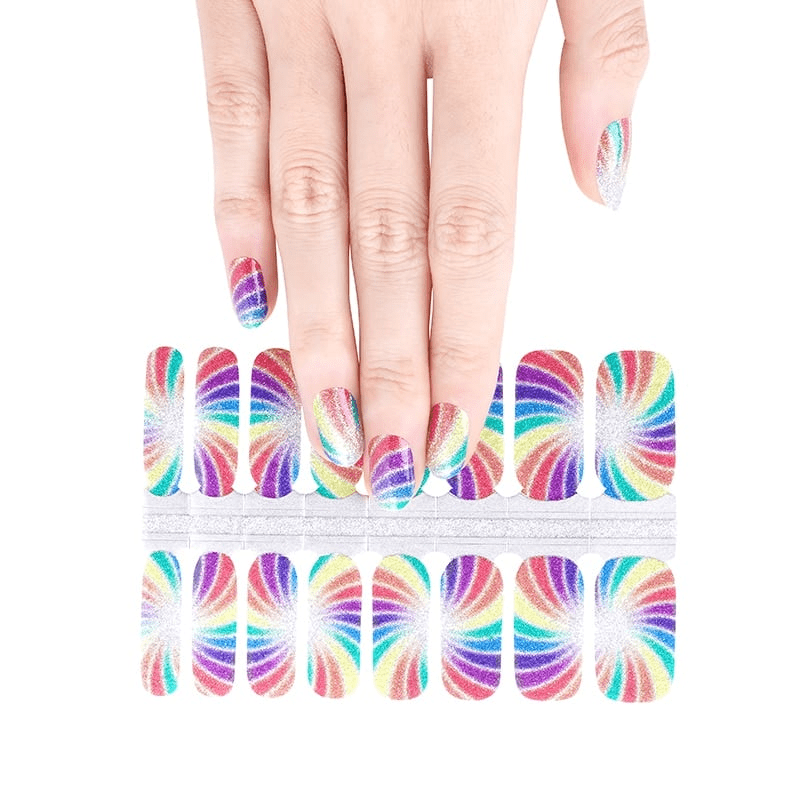 Rainbow Swirl - Holy Classics (Non-UV Nail Wraps)