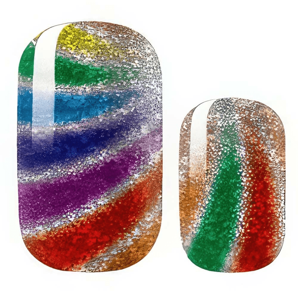 Rainbow Swirl - Holy Classics (Non-UV Nail Wraps)