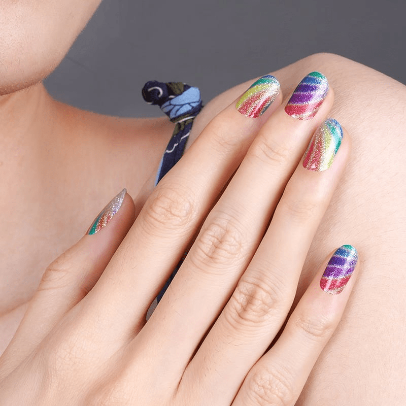 Rainbow Swirl - Holy Classics (Non-UV Nail Wraps)