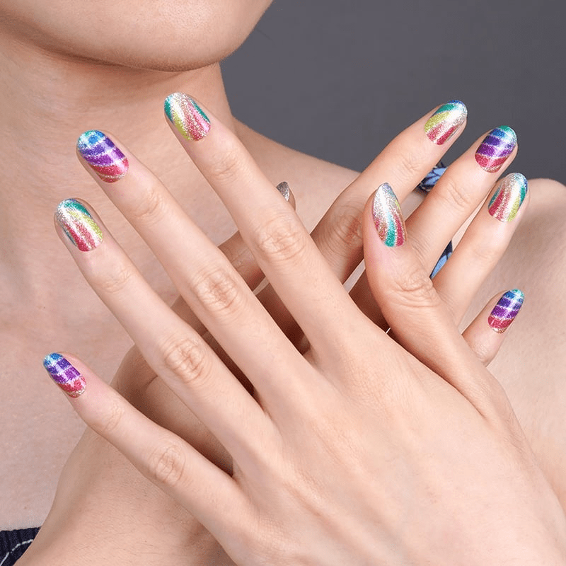 Rainbow Swirl - Holy Classics (Non-UV Nail Wraps)