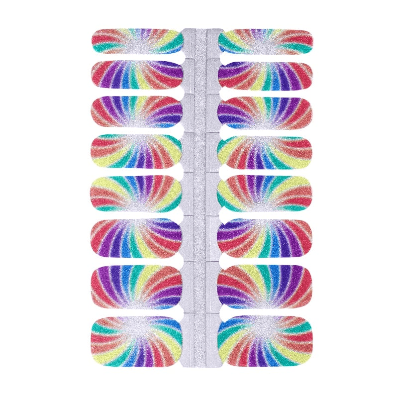 Rainbow Swirl - Holy Classics (Non-UV Nail Wraps)