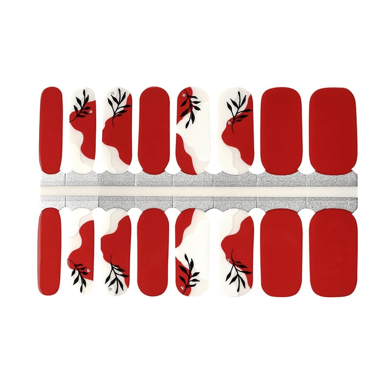 Red or Dead (Transparent) - Holy Classics (Non-UV Nail Wraps)