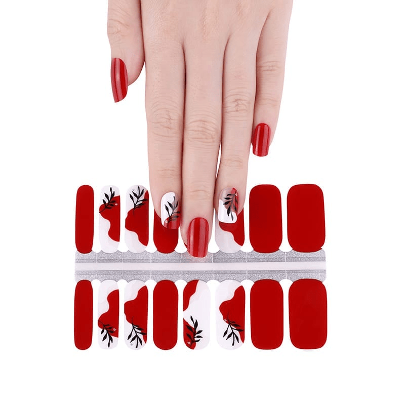 Red or Dead (Transparent) - Holy Classics (Non-UV Nail Wraps)