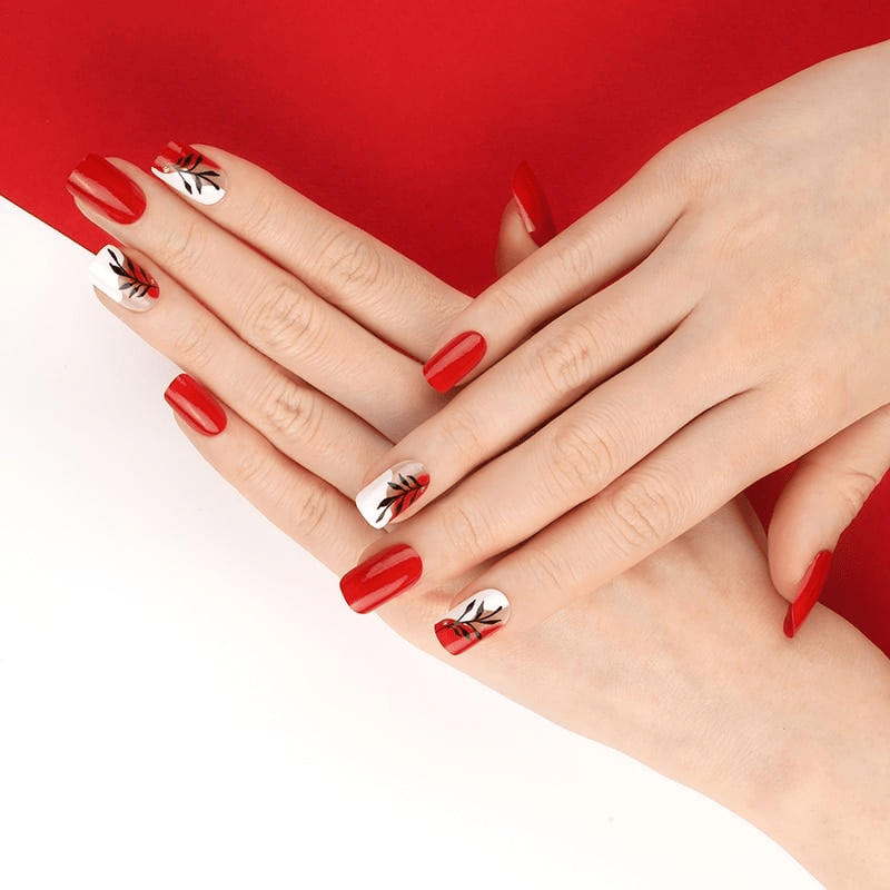 Red or Dead (Transparent) - Holy Classics (Non-UV Nail Wraps)