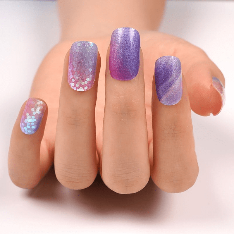 Secret Crush (Glitter) - Holy Classics (Non-UV Nail Wraps)