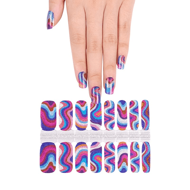 Retro Glitter - Holy Classics (Non-UV Nail Wraps)