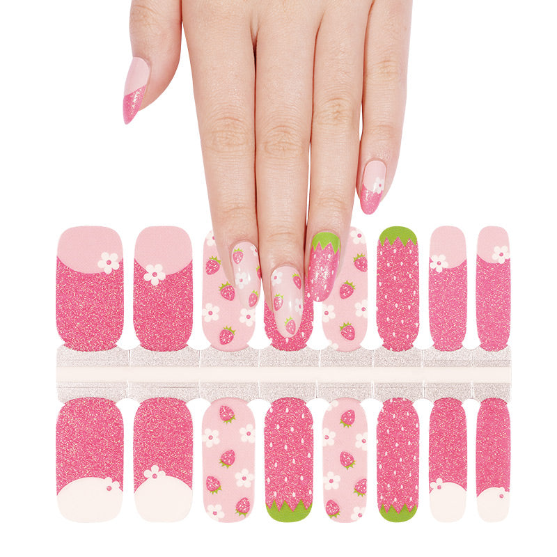 Strawberry Swirl - Holy Classics (Non-UV Nail Wraps)