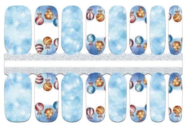 Christmas Baubles - Holy Classics (Non-UV Nail Wraps)