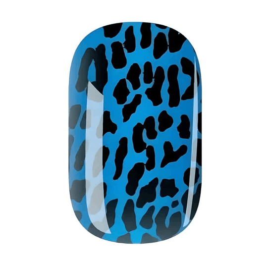 Blue Leopard - Holy Classics (Non-UV Nail Wraps)