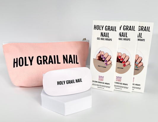 BYOB BYOB Gel Starter Kit - 3 Gels, Mani Bag and LED lamp - with 20% off!
