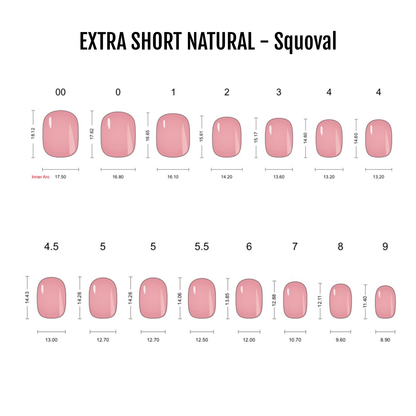 Micro Dot - Soft Gel Press Ons (Extra Short Natural)